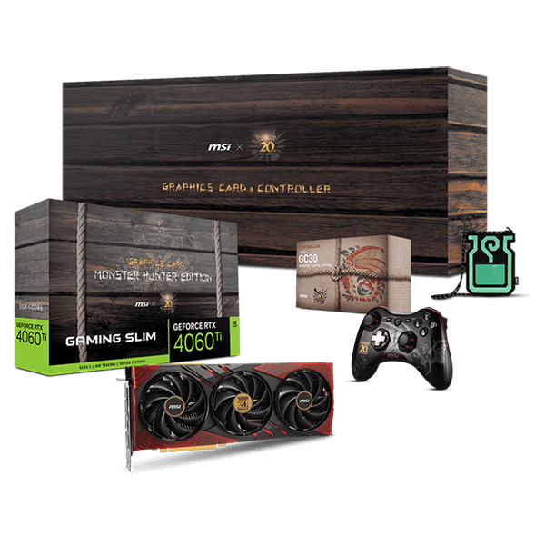 MSI RTX 4060 TI X GC30 MONSTER HUNTER EDITION 8GB-image